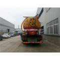 Heavy duty sewer cleaning vacuum suction truck